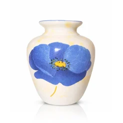 Vessière Cristaux Lunéville|Vase anémone faïence de Lunéville