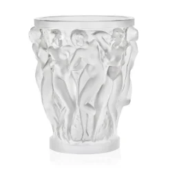 Vessière Cristaux Vases|Vases Cristal Clair|Vase bacchantes lalique xxl