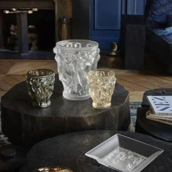 Vessière Cristaux Vases|Vases|Vase bacchantes pm lustré or lalique
