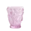 Vessière Cristaux Vases|Vases Cristal Clair|Vase bacchantes rose Lalique