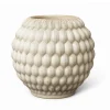 Vessière Cristaux Vase Céramique|Vase bubble céramique beige