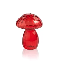 Vessière Cristaux Vases|Vases Cristal Clair|Vase champignon verre rouge