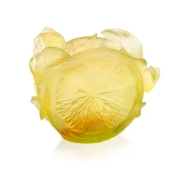 Vessière Cristaux Vases|Vases Cristal Couleur|Vase Citrus grand modèle Daum