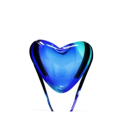 Vessière Cristaux Vases|Vases Cristal Couleur|Vase coeur cristal de bohême gm