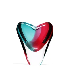 Vessière Cristaux Vases|Vase coeur cristal de bohême gm