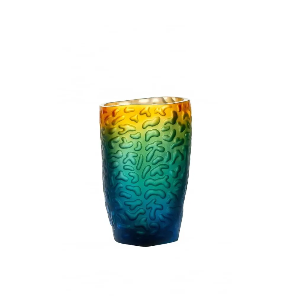 Vessière Cristaux Vases|Vases Cristal Couleur|Vase coraux pm daum
