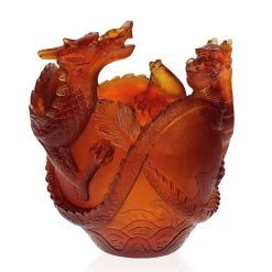 Vessière Cristaux Vases|Bestiaire|Vase dragon daum