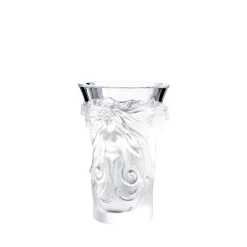 Vessière Cristaux Vases|Vases Cristal Clair|Vase fantasia lalique