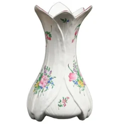 Vessière Cristaux Lunéville|Vase feuille reverbere