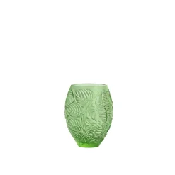 Vessière Cristaux Vases|Vases Cristal Couleur|Vase feuilles lalique
