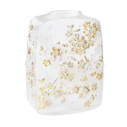 Vessière Cristaux Vases|Vases Cristal Couleur|Vase fleurs de cerisier lalique