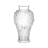 Vessière Cristaux Vases|Vases Cristal Clair|Vase fleurs Giverny Lalique
