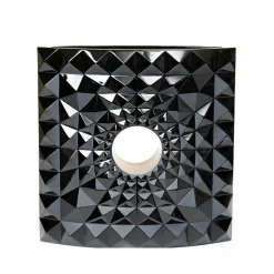 Vessière Cristaux Vases|Vases Cristal Couleur|Vase Géo Mario Botta & Lalique 2016 cire perdue