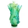 Vessière Cristaux Vases|Vases Cristal Couleur|Vase grand modèle bornéo daum par emilio robba
