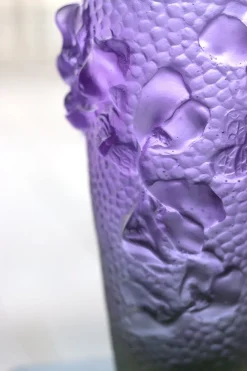 Vessière Cristaux Vases|Vases Cristal Couleur|Vase haut jardin imaginaire daum