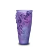 Vessière Cristaux Vases|Vases Cristal Couleur|Vase haut jardin imaginaire daum