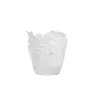 Vessière Cristaux Vases|Vases Cristal Clair|Vase jungle blanc daum