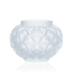 Vessière Cristaux Vases|Vases Cristal Couleur|Vase languedoc incolore Lalique