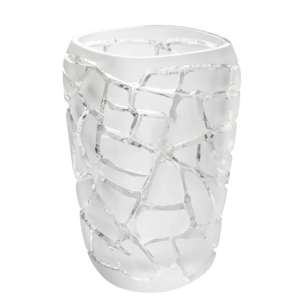 Vessière Cristaux Vases|Vases Cristal Clair|Vase Magnitude GM Terramineral Lalique