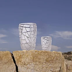 Vessière Cristaux Vases|Vases Cristal Couleur|Vase Magnitude Terramineral Lalique
