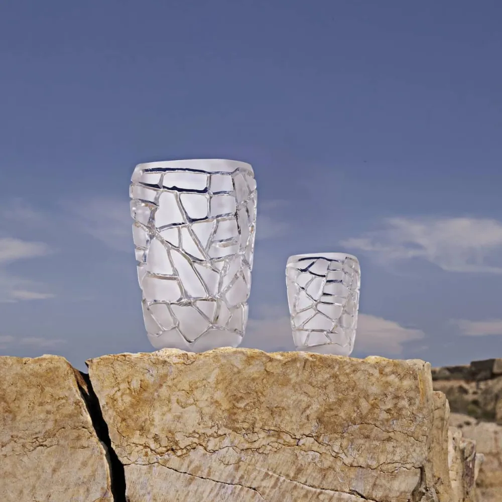 Vessière Cristaux Vases|Vases Cristal Couleur|Vase Magnitude Terramineral Lalique