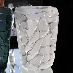 Vessière Cristaux Vases|Vases Cristal Couleur|Vase Magnitude Terramineral Lalique