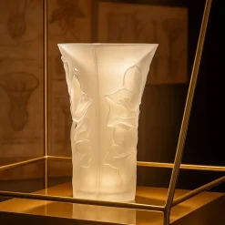 Vessière Cristaux Vases|Vases Cristal Couleur|Vase magnum Lys blanc Daum