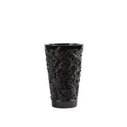 Vessière Cristaux Vases|Vases Cristal Couleur|Vase merles et raisins mm lalique