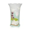 Vessière Cristaux Lunéville|Vase mesanges barbotine