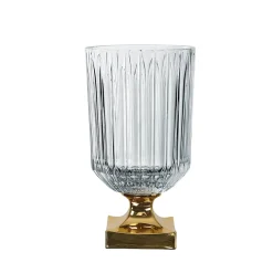 Vessière Cristaux Vases|Vase minerva or cristal nachtmann