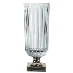 Vessière Cristaux Vases|Vase minerva platine cristal nachtmann