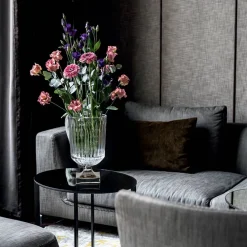Vessière Cristaux Vases|Vase minerva platine cristal nachtmann