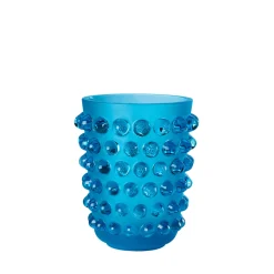 Vessière Cristaux Vases|Vases Cristal Clair|Vase mossi bleu lalique