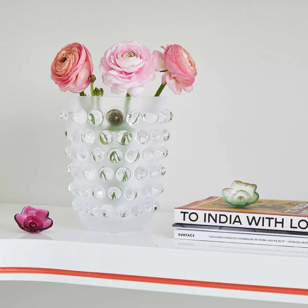 Vessière Cristaux Vases|Vases Cristal Clair|Vase Mossi incolore Lalique