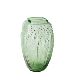 Vessière Cristaux Vases|Vases Cristal Clair|Vase muguet lalique