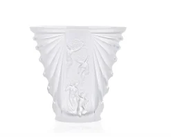 Vessière Cristaux Vases Cristal Clair|Vase naïades lalique