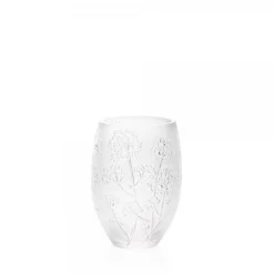 Vessière Cristaux Vases|Vases Cristal Clair|Vase ombelles lalique