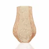 Vessière Cristaux Vases|Vases|Vase ombelles lustré or lalique