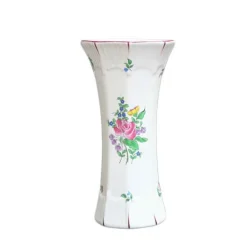 Vessière Cristaux Lunéville|Vase pans reverbere