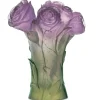 Vessière Cristaux Vases|Vases Cristal Couleur|Vase pivoine daum