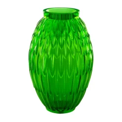 Vessière Cristaux Vases|Vases|Vase plumes Lalique