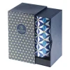 Vessière Cristaux Vase|Vase Céramique|Vase porcelaine 20 cm Mosaic Medina bleu Raynaud