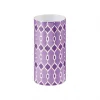 Vessière Cristaux Vase|Vase Céramique|Vase porcelaine 20 cm Mosaic Palmyre Rose Raynaud