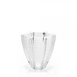 Vessière Cristaux Vases|Vases Cristal Clair|Vase rayons lalique