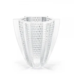 Vessière Cristaux Vases|Vases Cristal Clair|Vase rayons lalique