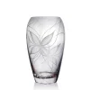 Vessière Cristaux Vases|Vases Cristal Clair|Vase roni ovale gravé main cristal lehrer
