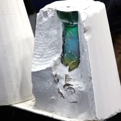 Vessière Cristaux Vases Cristal Couleur|Vases|Vase roses bleu mauve daum
