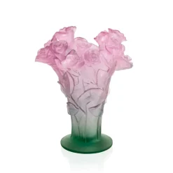 Vessière Cristaux Vases|Vases|Vase roses daum