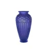 Vessière Cristaux Vases|Vases Cristal Couleur|Vase rythmes bleu gm daum