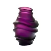 Vessière Cristaux Vases|Editions D’Art|Vase sand mm violet daum par christian ghion